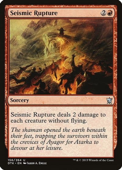 Seismic Rupture Dragons of Tarkir Magic card