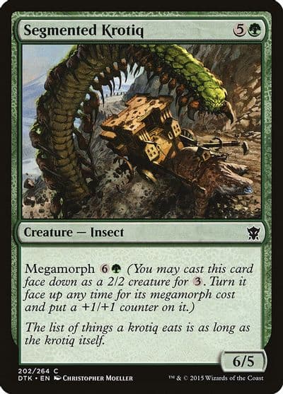 Segmented Krotiq Dragons of Tarkir Magic card