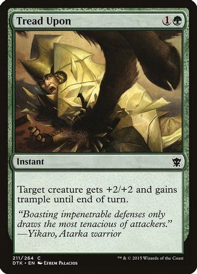 Tread Upon Dragons of Tarkir Magic card