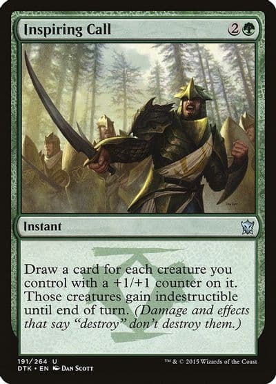 Inspiring Call Dragons of Tarkir Magic card