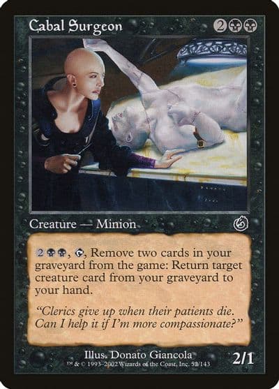 Cabal Surgeon Torment Magic card