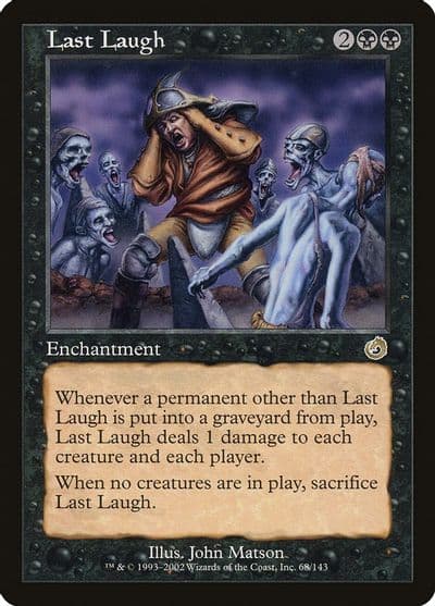 Last Laugh Torment Magic card
