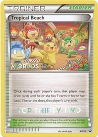 Tropical Beach - BW50 (Worlds 12) [Top 32] Black and White Promos Pokemon card