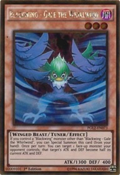 Blackwing Gale the Whirlwind Premium Gold: Return of the Bling Yu-Gi-Oh! card