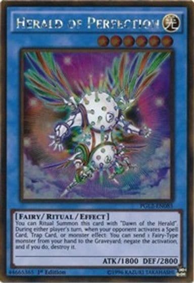 Herald of Perfection Premium Gold: Return of the Bling Yu-Gi-Oh! card
