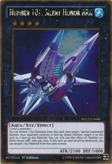 Number 101 Silent Honor ARK Premium Gold: Return of the Bling Yu-Gi-Oh! card