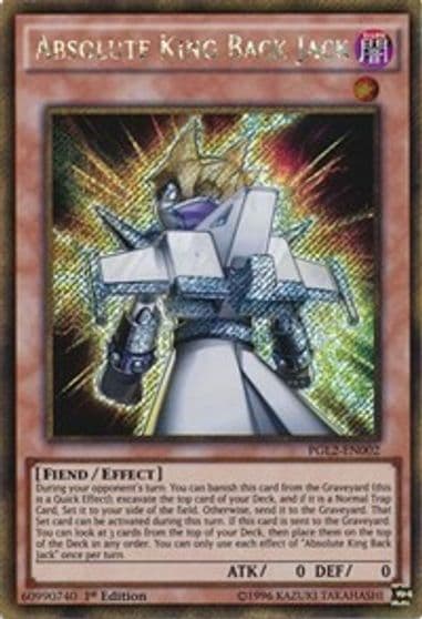 Absolute King Back Jack Premium Gold: Return of the Bling Yu-Gi-Oh! card