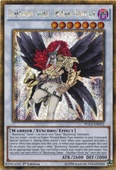Blackwing Tamer Obsidian Hawk Joe Premium Gold: Return of the Bling Yu-Gi-Oh! card