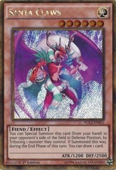 Santa Claws Premium Gold: Return of the Bling Yu-Gi-Oh! card