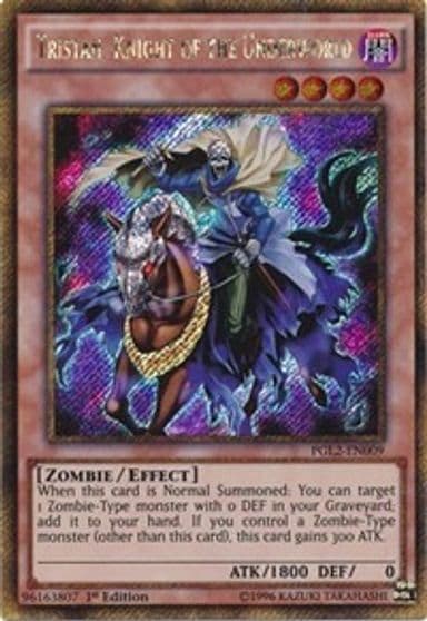 Tristan Knight of the Underworld Premium Gold: Return of the Bling Yu-Gi-Oh! card