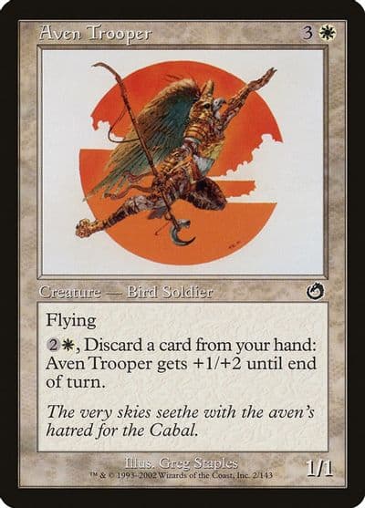 Aven Trooper Torment Magic card