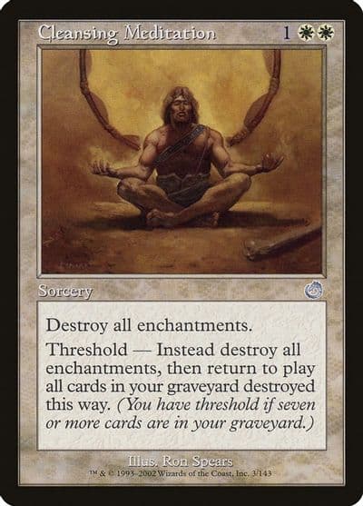 Cleansing Meditation Torment Magic card