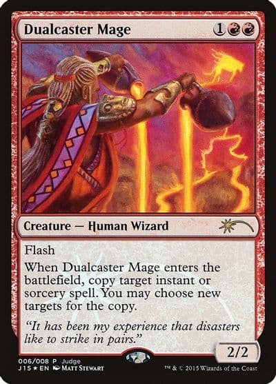 Dualcaster Mage Judge Promos Magic card