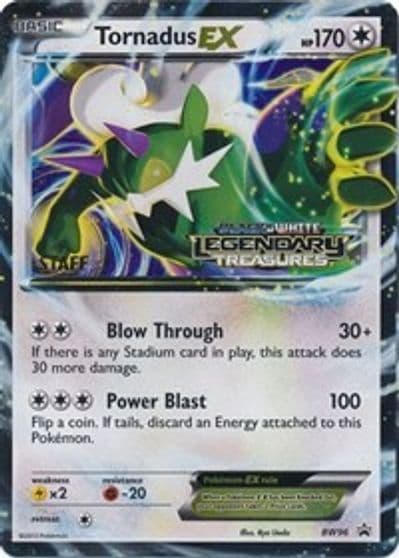 Tornadus EX - BW96 (Prerelease) [Staff] Black and White Promos Pokemon card