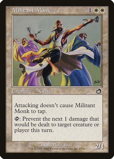 Militant Monk Torment Magic card