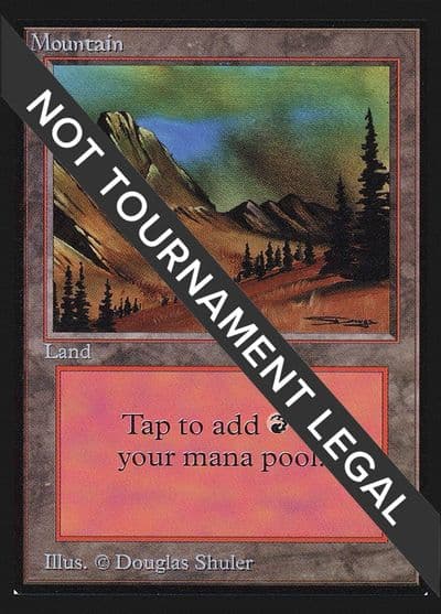 Mountain C IE International Edition Magic card
