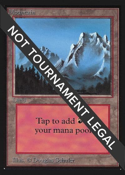Mountain B IE International Edition Magic card