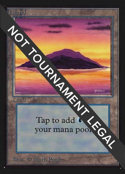 Island A IE International Edition Magic card