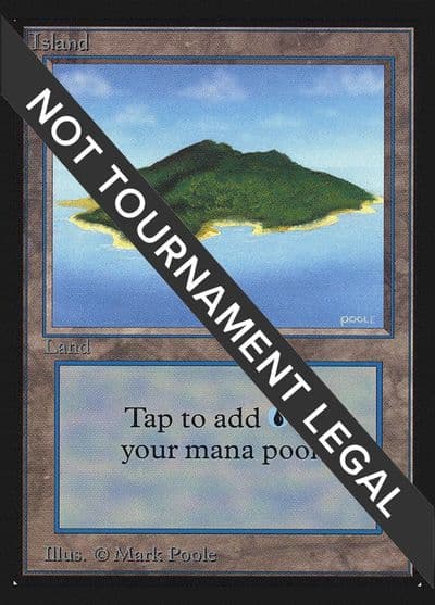 Island B IE International Edition Magic card