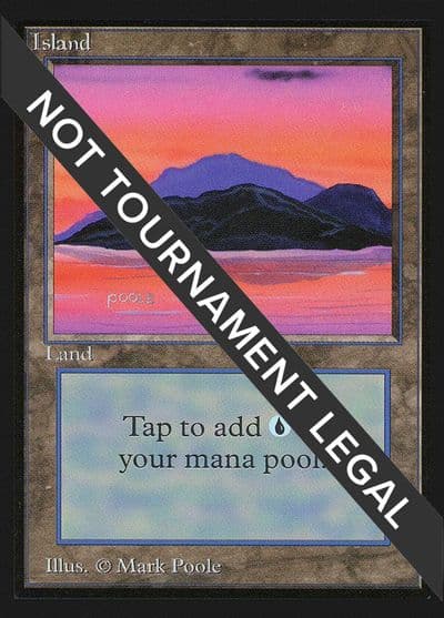 Island C IE International Edition Magic card