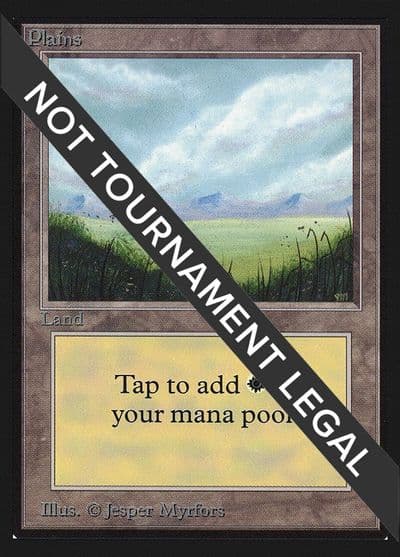 Plains A IE International Edition Magic card