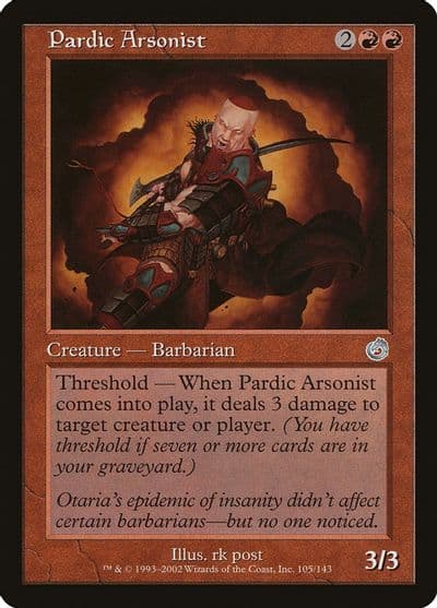 Pardic Arsonist Torment Magic card
