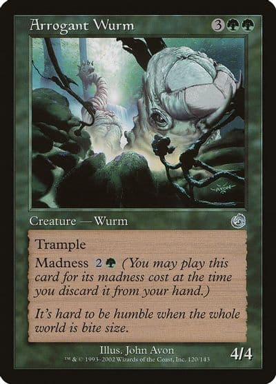 Arrogant Wurm Torment Magic card