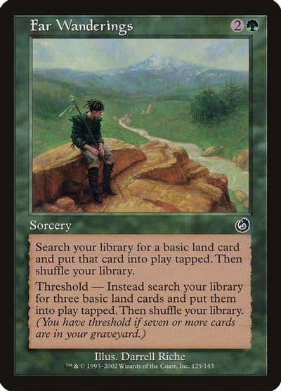 Far Wanderings Torment Magic card