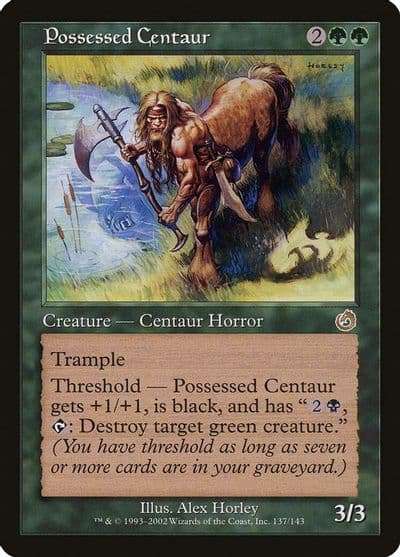 Possessed Centaur Torment Magic card