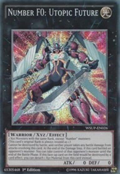 Number F0 Utopic Future World Superstars Yu-Gi-Oh! card