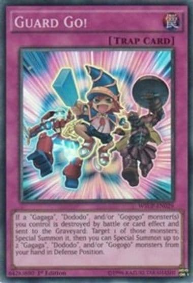 Guard Go World Superstars Yu-Gi-Oh! card