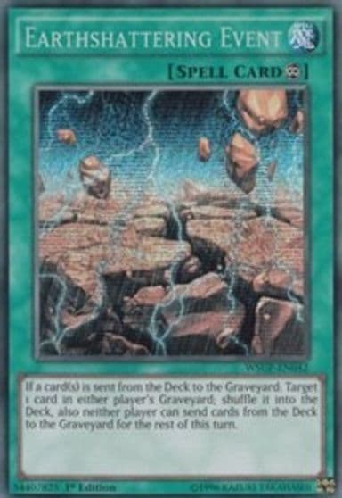 Earthshattering Event World Superstars Yu-Gi-Oh! card