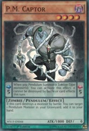 PM Captor World Superstars Yu-Gi-Oh! card