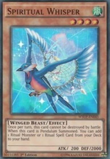 Spiritual Whisper World Superstars Yu-Gi-Oh! card