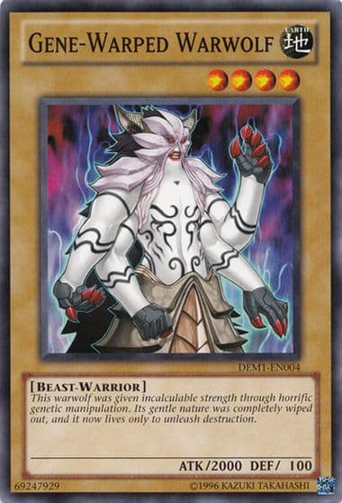 Gene Warped Warwolf Demo Pack Yu-Gi-Oh! card