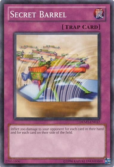 Secret Barrel Demo Pack Yu-Gi-Oh! card