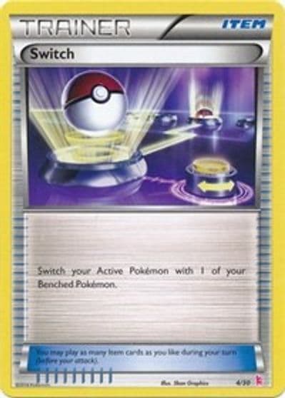 Switch (Sylveon) XY Trainer Kit: Sylveon & Noivern Pokemon card