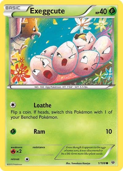 Exeggcute XY - Roaring Skies Pokemon card