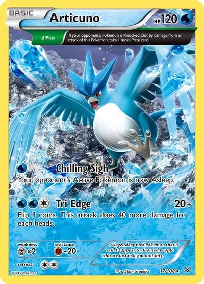 Articuno (17 Delta) XY - Roaring Skies Pokemon card