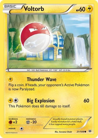 Voltorb XY - Roaring Skies Pokemon card