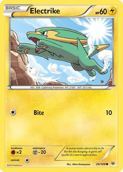 Electrike XY - Roaring Skies Pokemon card