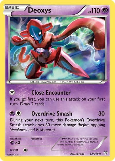 Deoxys XY - Roaring Skies Pokemon card