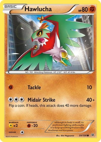 Hawlucha XY - Roaring Skies Pokemon card