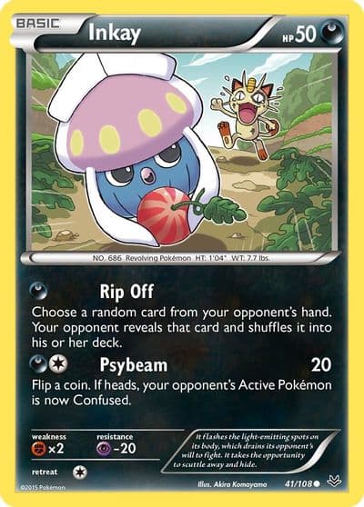 Inkay XY - Roaring Skies Pokemon card