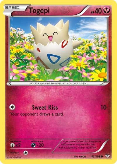 Togepi XY - Roaring Skies Pokemon card