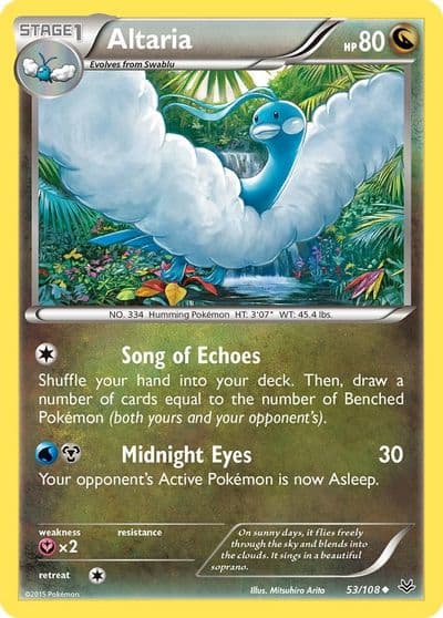 Altaria (53) XY - Roaring Skies Pokemon card