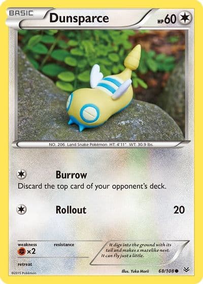 Dunsparce XY - Roaring Skies Pokemon card