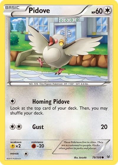 Pidove XY - Roaring Skies Pokemon card