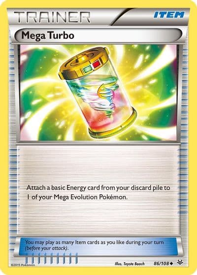 Mega Turbo XY - Roaring Skies Pokemon card