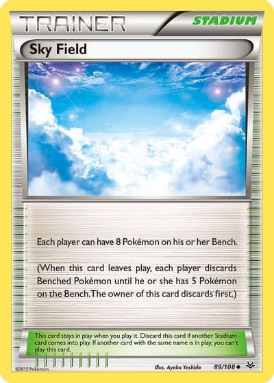 Sky Field XY - Roaring Skies Pokemon card